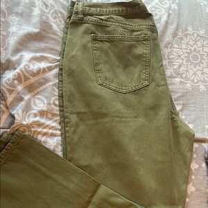 Fashion Nova Olive Straight Leg Jeans
